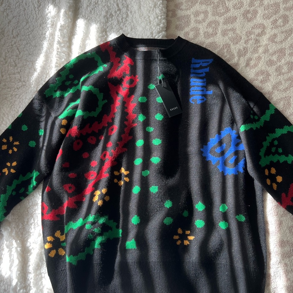 RHUDE SWEATER , NEW WITH TAGS